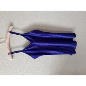 VTG Victoria's Secret Gold Label Purple Slip Dress Rose Size Medium